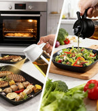Vaporisateur d'Huile 2-en-1, Spray Cuisine Anti-Gaspi pour Cuisiner Plus Sainement